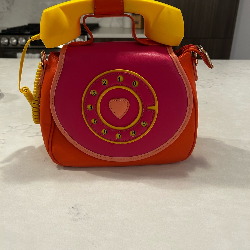 Colorful Retro Telephone Handbag